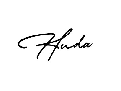 Use a signature maker to create a handwritten signature online. With this signature software, you can design (AmerikaSignatureDemo-Regular) your own signature for name Huda. Huda signature style 3 images and pictures png