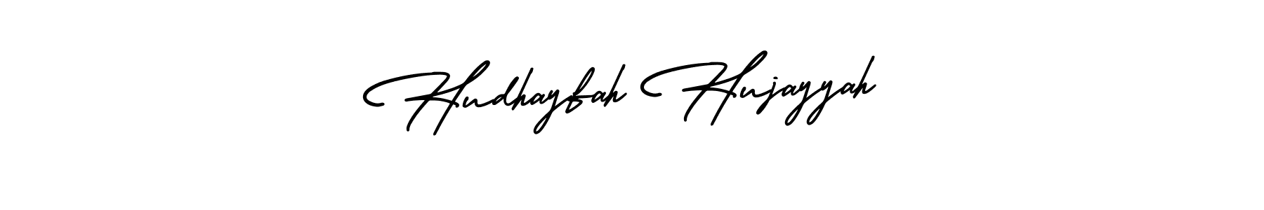 Create a beautiful signature design for name Hudhayfah Hujayyah. With this signature (AmerikaSignatureDemo-Regular) fonts, you can make a handwritten signature for free. Hudhayfah Hujayyah signature style 3 images and pictures png