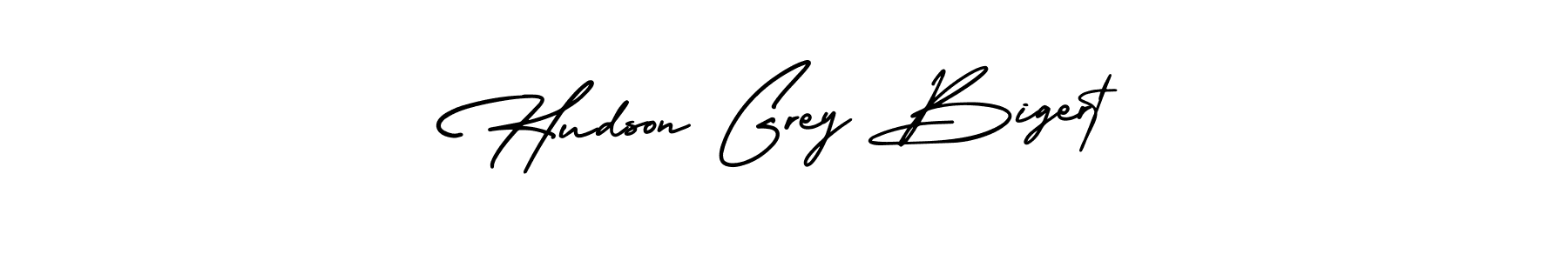 Design your own signature with our free online signature maker. With this signature software, you can create a handwritten (AmerikaSignatureDemo-Regular) signature for name Hudson Grey Bigert. Hudson Grey Bigert signature style 3 images and pictures png