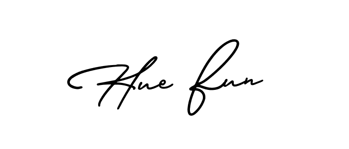 Best and Professional Signature Style for Hue Fun. AmerikaSignatureDemo-Regular Best Signature Style Collection. Hue Fun signature style 3 images and pictures png