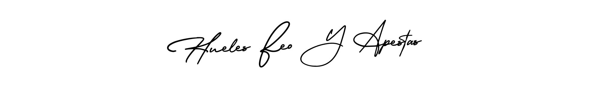 Best and Professional Signature Style for Hueles Feo Y Apestas. AmerikaSignatureDemo-Regular Best Signature Style Collection. Hueles Feo Y Apestas signature style 3 images and pictures png