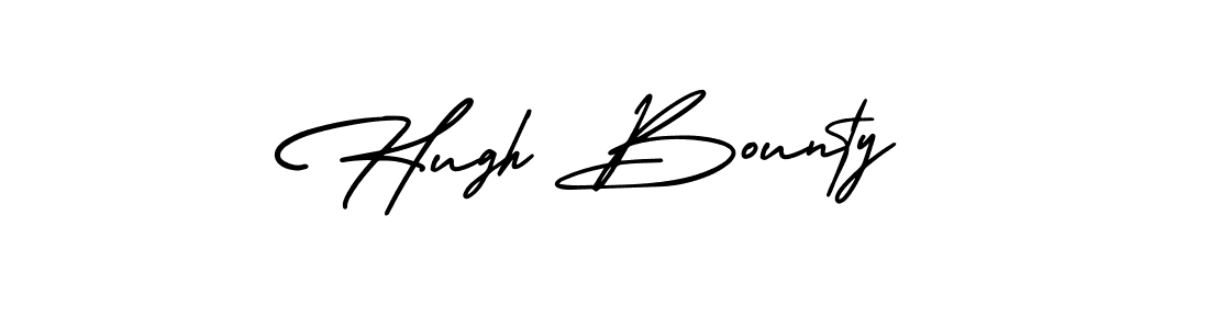 Design your own signature with our free online signature maker. With this signature software, you can create a handwritten (AmerikaSignatureDemo-Regular) signature for name Hugh Bounty. Hugh Bounty signature style 3 images and pictures png