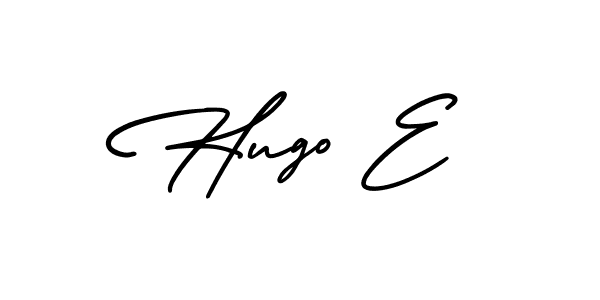 Similarly AmerikaSignatureDemo-Regular is the best handwritten signature design. Signature creator online .You can use it as an online autograph creator for name Hugo E. Hugo E signature style 3 images and pictures png