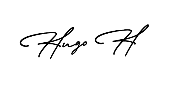 Similarly AmerikaSignatureDemo-Regular is the best handwritten signature design. Signature creator online .You can use it as an online autograph creator for name Hugo H. Hugo H signature style 3 images and pictures png