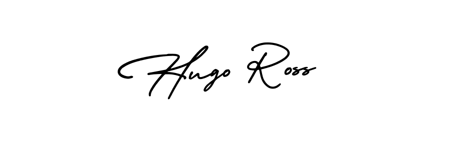 Best and Professional Signature Style for Hugo Ross. AmerikaSignatureDemo-Regular Best Signature Style Collection. Hugo Ross signature style 3 images and pictures png