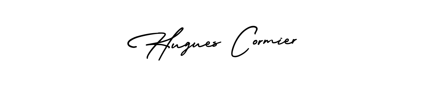 Hugues Cormier stylish signature style. Best Handwritten Sign (AmerikaSignatureDemo-Regular) for my name. Handwritten Signature Collection Ideas for my name Hugues Cormier. Hugues Cormier signature style 3 images and pictures png