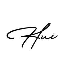 This is the best signature style for the Hui name. Also you like these signature font (AmerikaSignatureDemo-Regular). Mix name signature. Hui signature style 3 images and pictures png