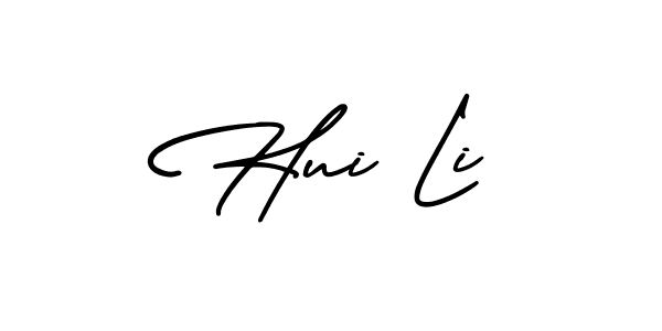 Best and Professional Signature Style for Hui Li. AmerikaSignatureDemo-Regular Best Signature Style Collection. Hui Li signature style 3 images and pictures png