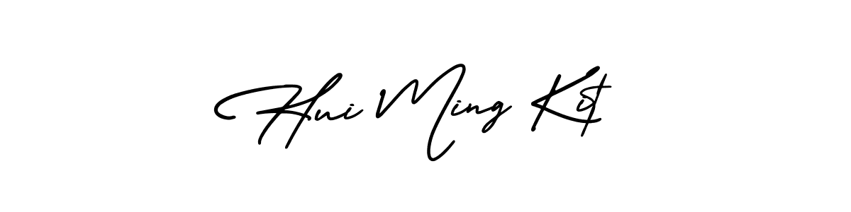 Also You can easily find your signature by using the search form. We will create Hui Ming Kit name handwritten signature images for you free of cost using AmerikaSignatureDemo-Regular sign style. Hui Ming Kit signature style 3 images and pictures png