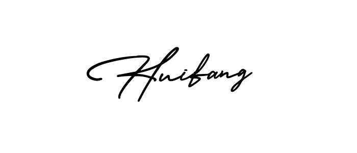 How to make Huifang signature? AmerikaSignatureDemo-Regular is a professional autograph style. Create handwritten signature for Huifang name. Huifang signature style 3 images and pictures png