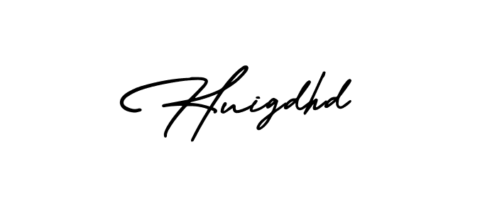 It looks lik you need a new signature style for name Huigdhd. Design unique handwritten (AmerikaSignatureDemo-Regular) signature with our free signature maker in just a few clicks. Huigdhd signature style 3 images and pictures png
