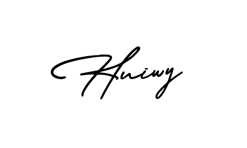 Also You can easily find your signature by using the search form. We will create Huiwy name handwritten signature images for you free of cost using AmerikaSignatureDemo-Regular sign style. Huiwy signature style 3 images and pictures png