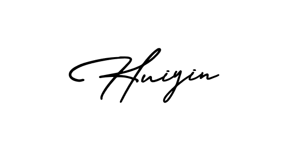 Design your own signature with our free online signature maker. With this signature software, you can create a handwritten (AmerikaSignatureDemo-Regular) signature for name Huiyin. Huiyin signature style 3 images and pictures png