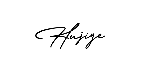 Hujiye stylish signature style. Best Handwritten Sign (AmerikaSignatureDemo-Regular) for my name. Handwritten Signature Collection Ideas for my name Hujiye. Hujiye signature style 3 images and pictures png