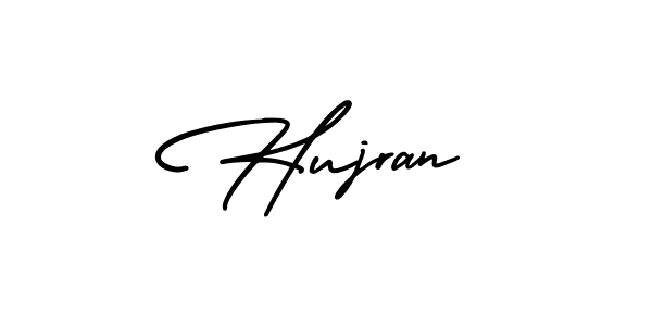 You should practise on your own different ways (AmerikaSignatureDemo-Regular) to write your name (Hujran) in signature. don't let someone else do it for you. Hujran signature style 3 images and pictures png