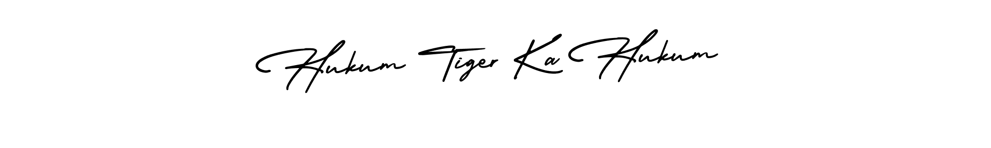 Make a short Hukum Tiger Ka Hukum signature style. Manage your documents anywhere anytime using AmerikaSignatureDemo-Regular. Create and add eSignatures, submit forms, share and send files easily. Hukum Tiger Ka Hukum signature style 3 images and pictures png
