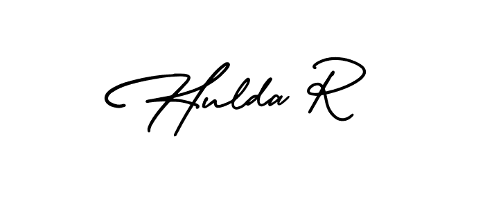 Similarly AmerikaSignatureDemo-Regular is the best handwritten signature design. Signature creator online .You can use it as an online autograph creator for name Hulda R. Hulda R signature style 3 images and pictures png