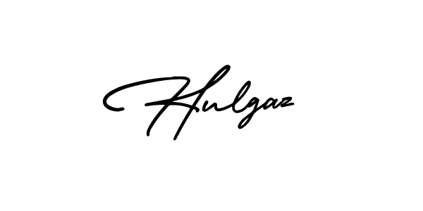 How to make Hulgaz name signature. Use AmerikaSignatureDemo-Regular style for creating short signs online. This is the latest handwritten sign. Hulgaz signature style 3 images and pictures png
