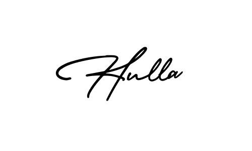 How to Draw Hulla signature style? AmerikaSignatureDemo-Regular is a latest design signature styles for name Hulla. Hulla signature style 3 images and pictures png