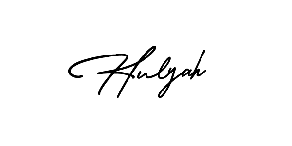 AmerikaSignatureDemo-Regular is a professional signature style that is perfect for those who want to add a touch of class to their signature. It is also a great choice for those who want to make their signature more unique. Get Hulyah name to fancy signature for free. Hulyah signature style 3 images and pictures png