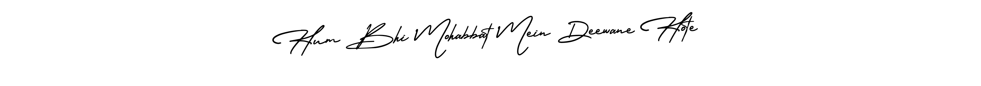 Create a beautiful signature design for name Hum Bhi Mohabbat Mein Deewane Hote. With this signature (AmerikaSignatureDemo-Regular) fonts, you can make a handwritten signature for free. Hum Bhi Mohabbat Mein Deewane Hote signature style 3 images and pictures png