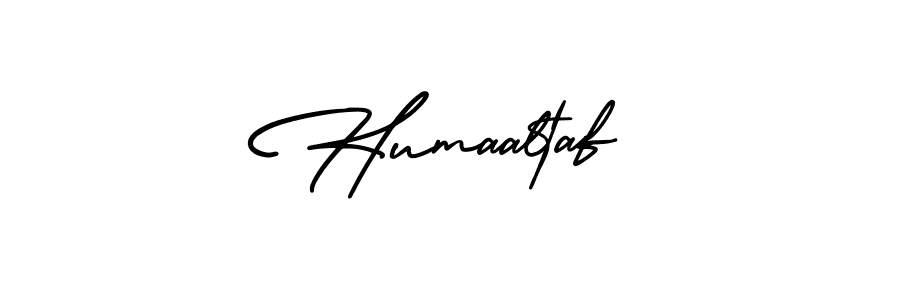 Use a signature maker to create a handwritten signature online. With this signature software, you can design (AmerikaSignatureDemo-Regular) your own signature for name Humaaltaf. Humaaltaf signature style 3 images and pictures png