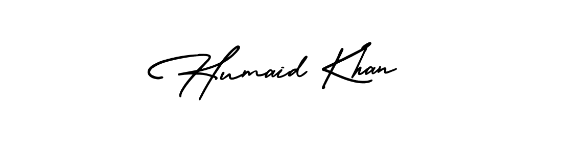 You can use this online signature creator to create a handwritten signature for the name Humaid Khan. This is the best online autograph maker. Humaid Khan signature style 3 images and pictures png