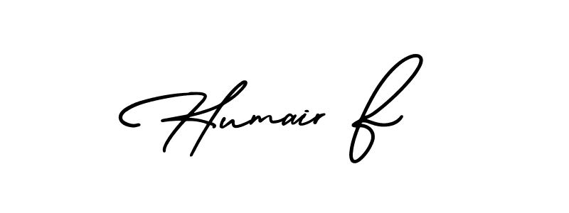 Similarly AmerikaSignatureDemo-Regular is the best handwritten signature design. Signature creator online .You can use it as an online autograph creator for name Humair F. Humair F signature style 3 images and pictures png