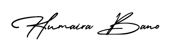 Achieve flawless digital penmanship with Humaira Bano name in AmerikaSignatureDemo-Regular font. The perfect tool for creating online signatures. Humaira Bano signature style 3 images and pictures png