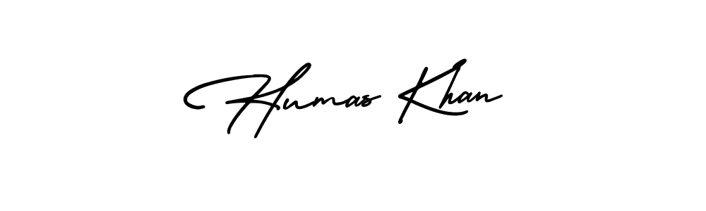 How to Draw Humas Khan signature style? AmerikaSignatureDemo-Regular is a latest design signature styles for name Humas Khan. Humas Khan signature style 3 images and pictures png