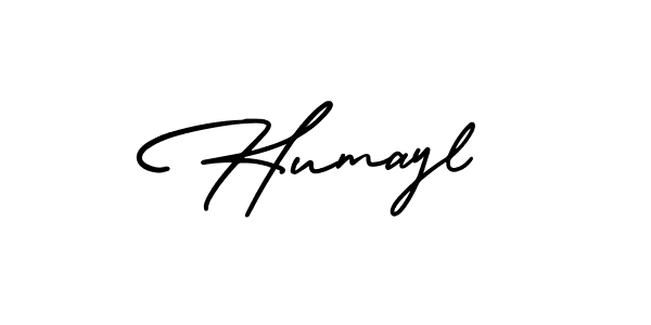 Make a beautiful signature design for name Humayl. With this signature (AmerikaSignatureDemo-Regular) style, you can create a handwritten signature for free. Humayl signature style 3 images and pictures png