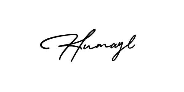 Make a beautiful signature design for name Humayl. With this signature (AmerikaSignatureDemo-Regular) style, you can create a handwritten signature for free. Humayl signature style 3 images and pictures png