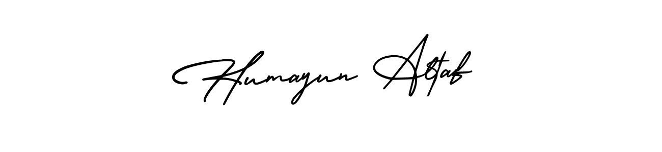 Design your own signature with our free online signature maker. With this signature software, you can create a handwritten (AmerikaSignatureDemo-Regular) signature for name Humayun Altaf. Humayun Altaf signature style 3 images and pictures png