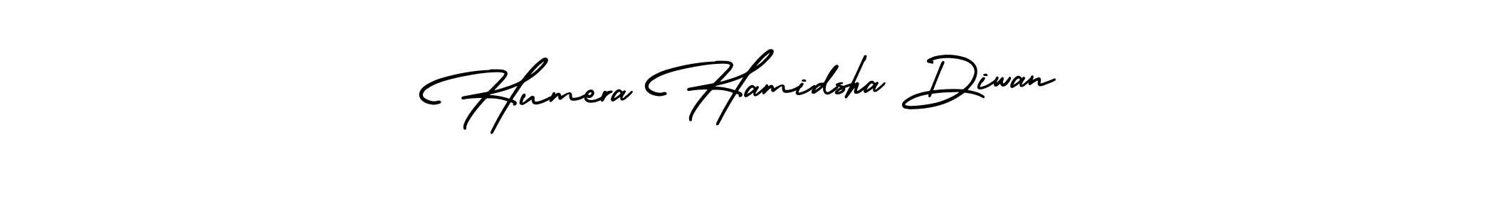 Also You can easily find your signature by using the search form. We will create Humera Hamidsha Diwan name handwritten signature images for you free of cost using AmerikaSignatureDemo-Regular sign style. Humera Hamidsha Diwan signature style 3 images and pictures png