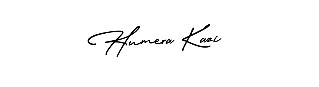 This is the best signature style for the Humera Kazi name. Also you like these signature font (AmerikaSignatureDemo-Regular). Mix name signature. Humera Kazi signature style 3 images and pictures png