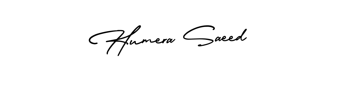 Make a short Humera Saeed signature style. Manage your documents anywhere anytime using AmerikaSignatureDemo-Regular. Create and add eSignatures, submit forms, share and send files easily. Humera Saeed signature style 3 images and pictures png