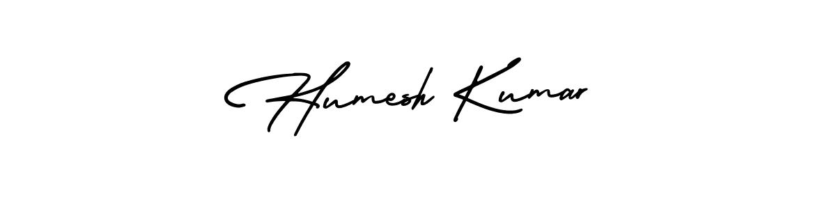 AmerikaSignatureDemo-Regular is a professional signature style that is perfect for those who want to add a touch of class to their signature. It is also a great choice for those who want to make their signature more unique. Get Humesh Kumar name to fancy signature for free. Humesh Kumar signature style 3 images and pictures png