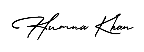 A modern signature idea for name Humna Khan using AmerikaSignatureDemo-Regular font. Clean strokes and elegant curves make it stand out instantly. Humna Khan signature style 3 images and pictures png