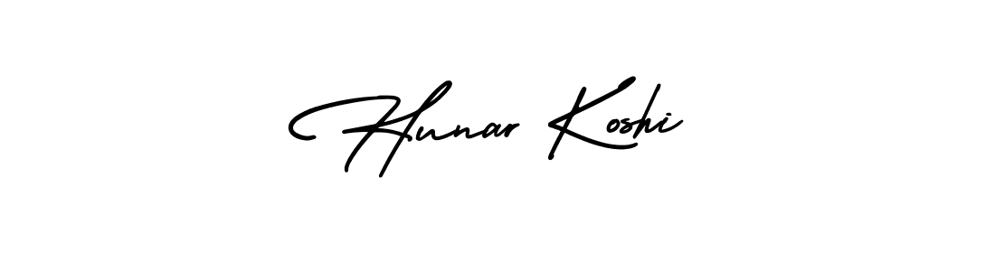 Similarly AmerikaSignatureDemo-Regular is the best handwritten signature design. Signature creator online .You can use it as an online autograph creator for name Hunar Koshi. Hunar Koshi signature style 3 images and pictures png