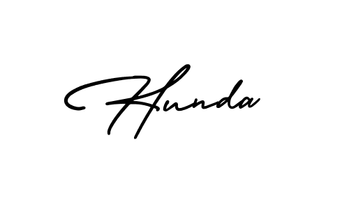 Make a beautiful signature design for name Hunda. Use this online signature maker to create a handwritten signature for free. Hunda signature style 3 images and pictures png