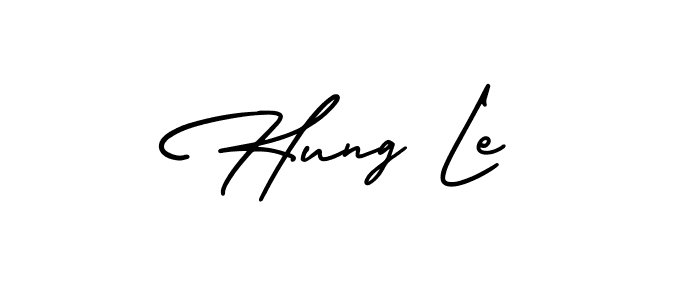 Create a beautiful signature design for name Hung Le. With this signature (AmerikaSignatureDemo-Regular) fonts, you can make a handwritten signature for free. Hung Le signature style 3 images and pictures png