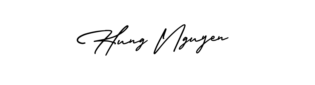 Also we have Hung Nguyen name is the best signature style. Create professional handwritten signature collection using AmerikaSignatureDemo-Regular autograph style. Hung Nguyen signature style 3 images and pictures png