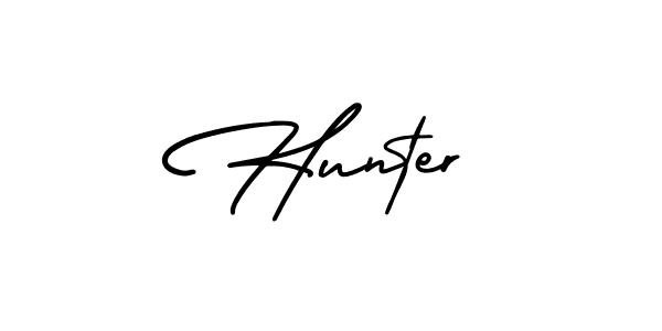 This is the best signature style for the Hunter name. Also you like these signature font (AmerikaSignatureDemo-Regular). Mix name signature. Hunter signature style 3 images and pictures png