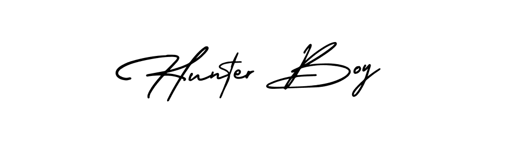 Best and Professional Signature Style for Hunter Boy. AmerikaSignatureDemo-Regular Best Signature Style Collection. Hunter Boy signature style 3 images and pictures png