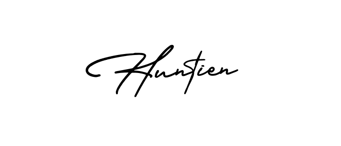 Similarly AmerikaSignatureDemo-Regular is the best handwritten signature design. Signature creator online .You can use it as an online autograph creator for name Huntien. Huntien signature style 3 images and pictures png