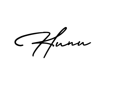 Create a beautiful signature design for name Hunu. With this signature (AmerikaSignatureDemo-Regular) fonts, you can make a handwritten signature for free. Hunu signature style 3 images and pictures png