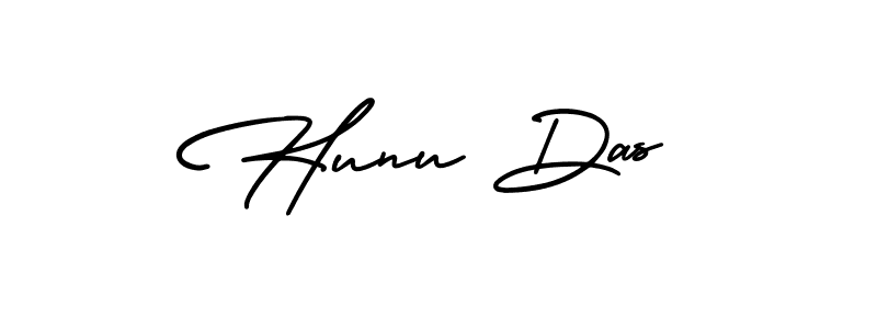 Hunu Das stylish signature style. Best Handwritten Sign (AmerikaSignatureDemo-Regular) for my name. Handwritten Signature Collection Ideas for my name Hunu Das. Hunu Das signature style 3 images and pictures png