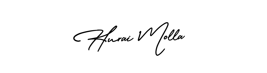 AmerikaSignatureDemo-Regular is a professional signature style that is perfect for those who want to add a touch of class to their signature. It is also a great choice for those who want to make their signature more unique. Get Hurai Molla name to fancy signature for free. Hurai Molla signature style 3 images and pictures png