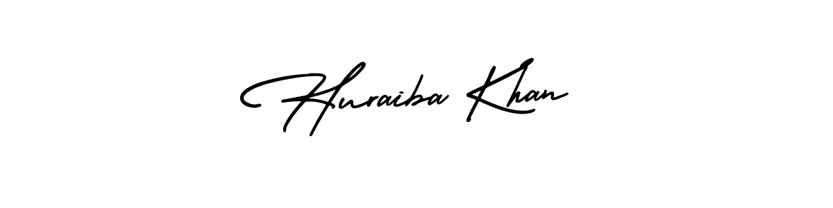 The best way (AmerikaSignatureDemo-Regular) to make a short signature is to pick only two or three words in your name. The name Huraiba Khan include a total of six letters. For converting this name. Huraiba Khan signature style 3 images and pictures png