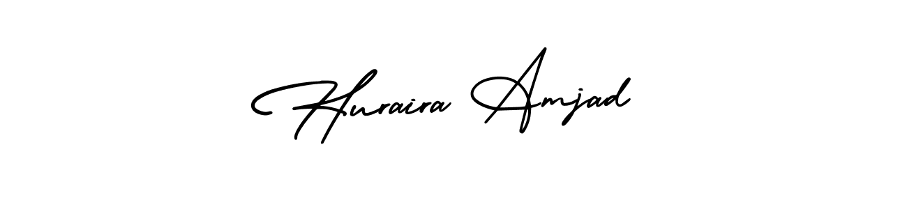 Create a beautiful signature design for name Huraira Amjad. With this signature (AmerikaSignatureDemo-Regular) fonts, you can make a handwritten signature for free. Huraira Amjad signature style 3 images and pictures png